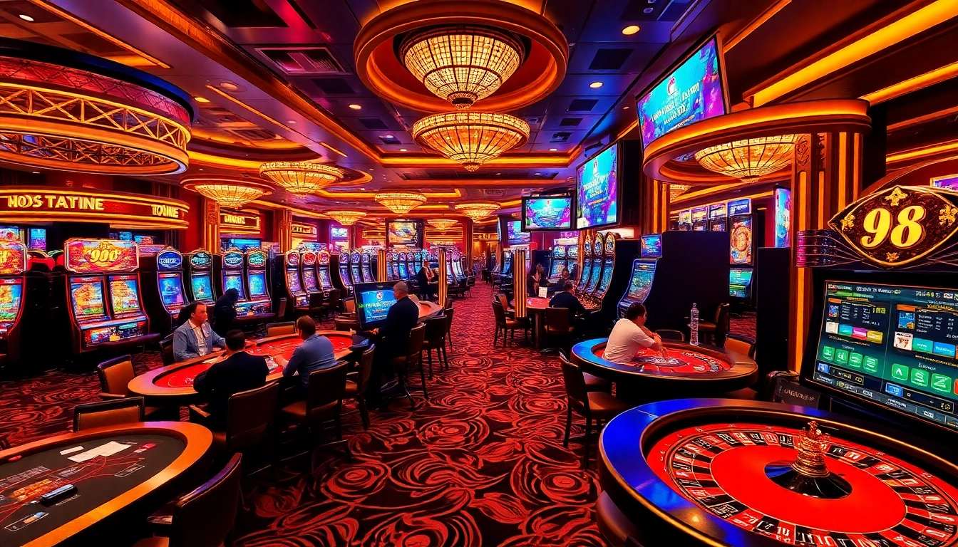The 98win game experience brings excitement to life with vibrant casino visuals and thrilling gameplay.