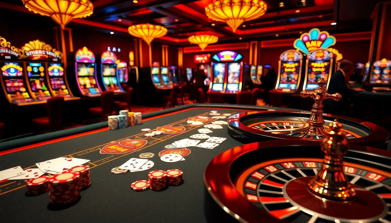 Sonclub players enjoying vibrant casino action at a luxurious gaming table.