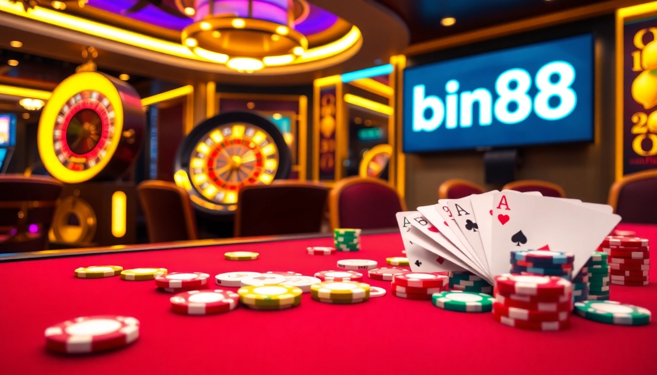 Experience the thrill of winning at Bin88 casino with vibrant games and exciting action.