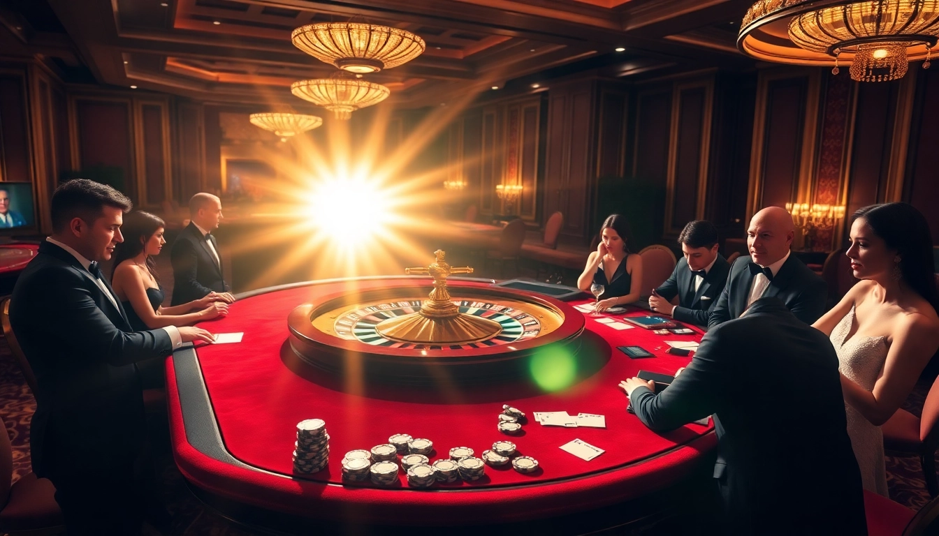 Experience the thrill of sunwin gaming at a luxurious roulette table with betting excitement.