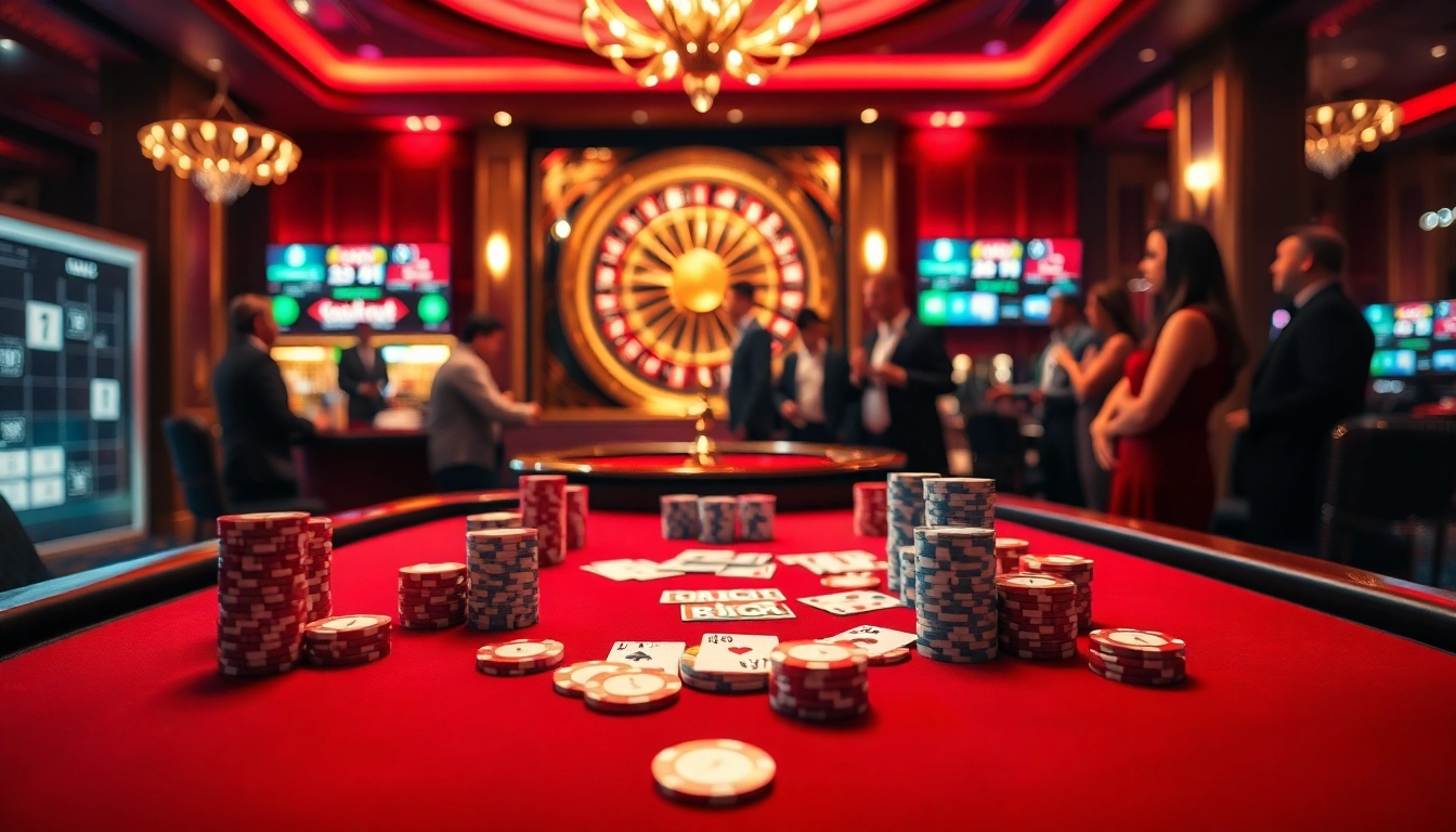 Bong88 offers an exciting poker game experience with vibrant chips and competitive atmosphere.