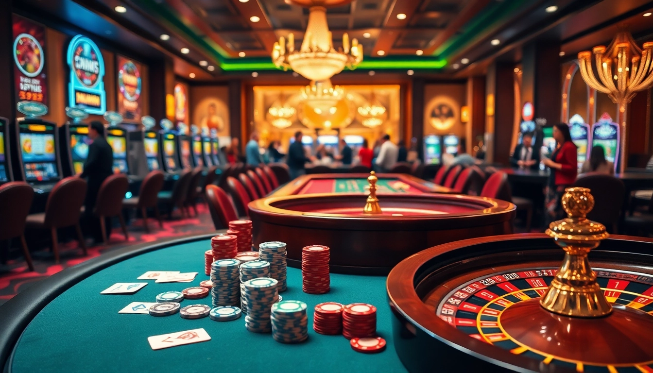 Experience thrilling gameplay at 399W's luxurious casino tables featuring poker and roulette.