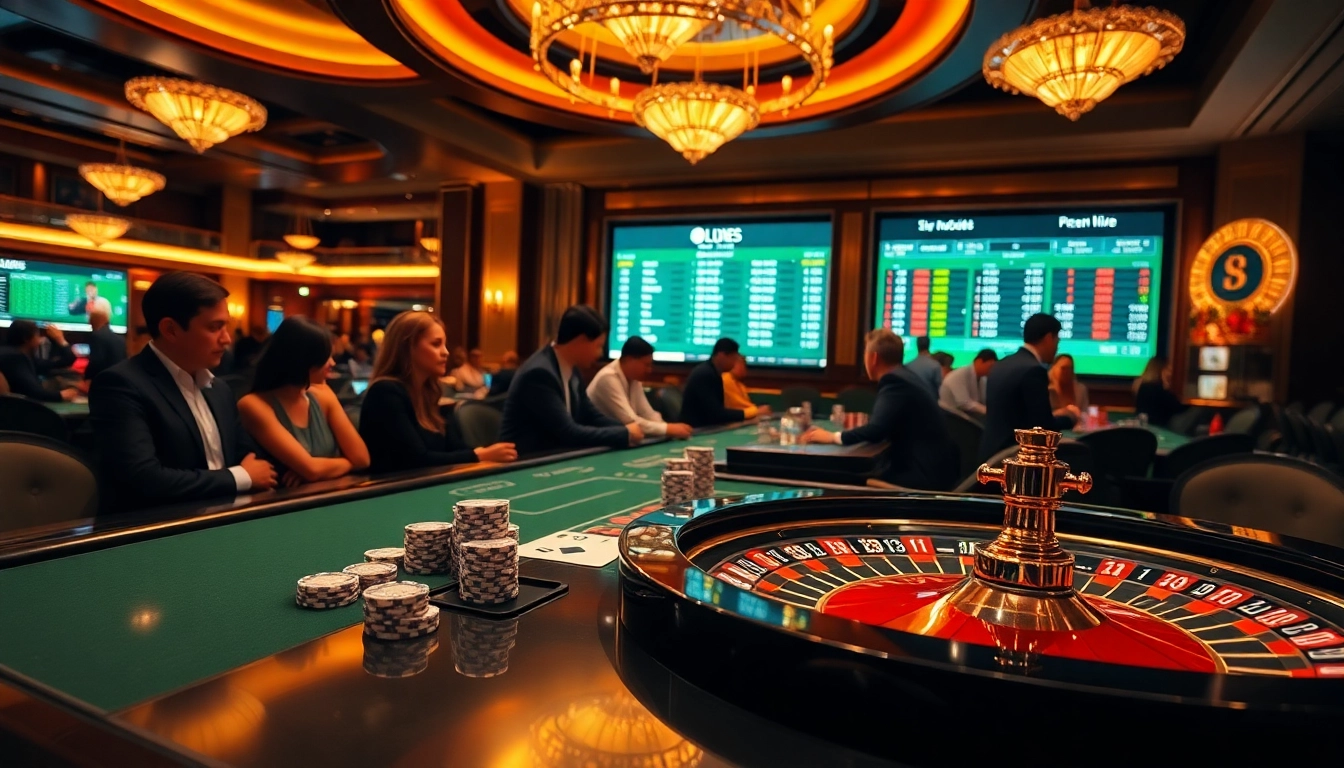 Experience the excitement of keonhacai with vibrant casino tables, betting slips, and a professional atmosphere.