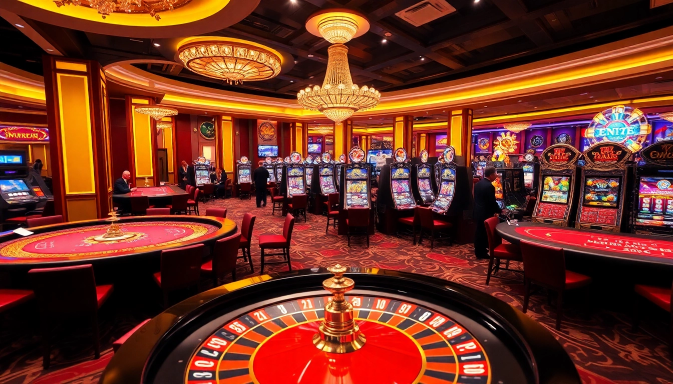 Engage with the excitement of NK88 casino gaming featuring vibrant slot machines and roulette.