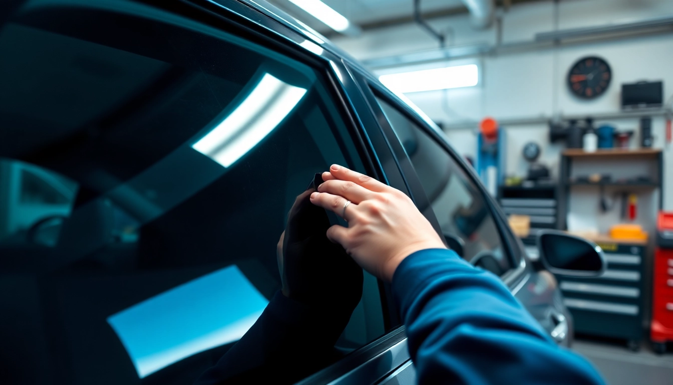 Apply auto window tint near me for enhanced vehicle style and UV protection.