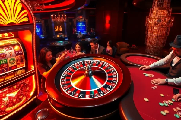Experience the excitement of s666 casino with vibrant gaming tables and dynamic players.