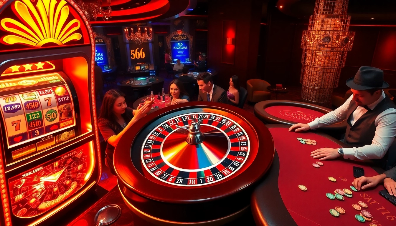 Experience the excitement of s666 casino with vibrant gaming tables and dynamic players.