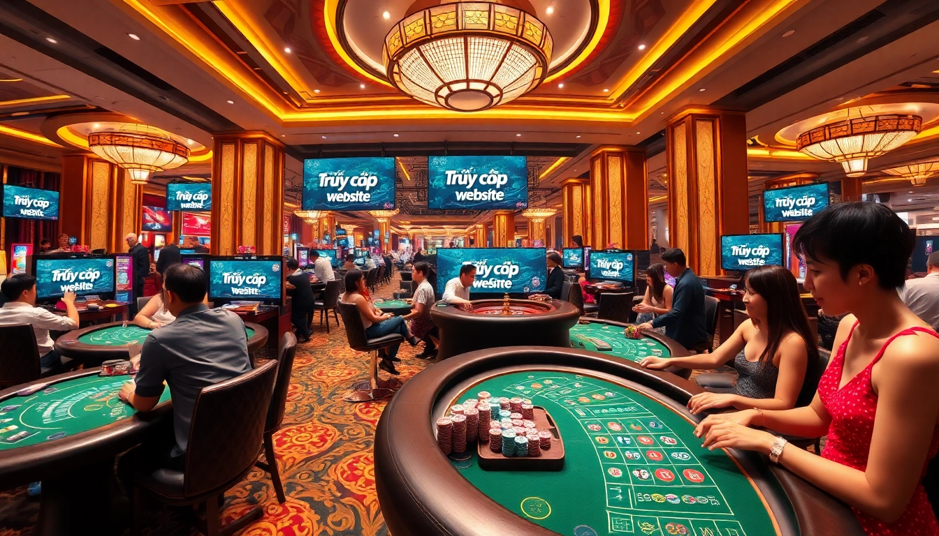 Experience the thrill of gambling as you truy cập website for live results and betting options.
