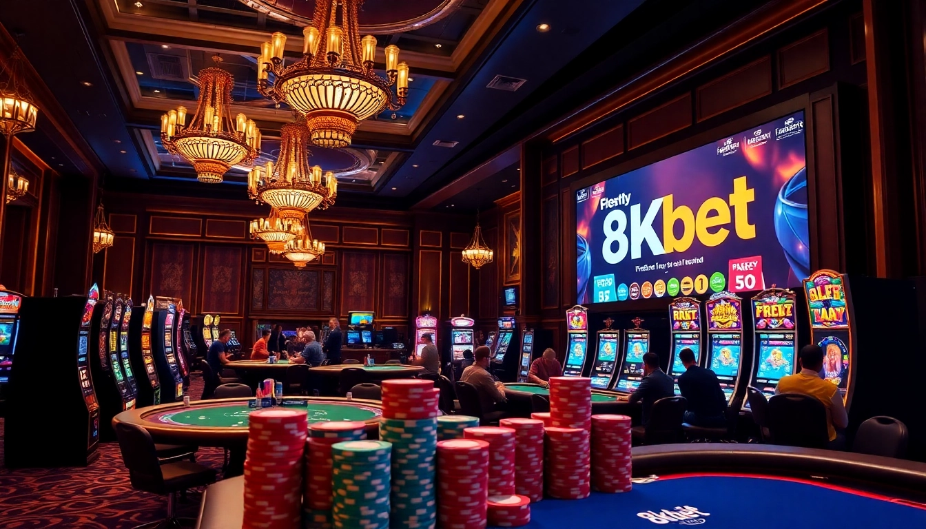 Join the excitement at 8kbet with vibrant casino games and high-stakes action.