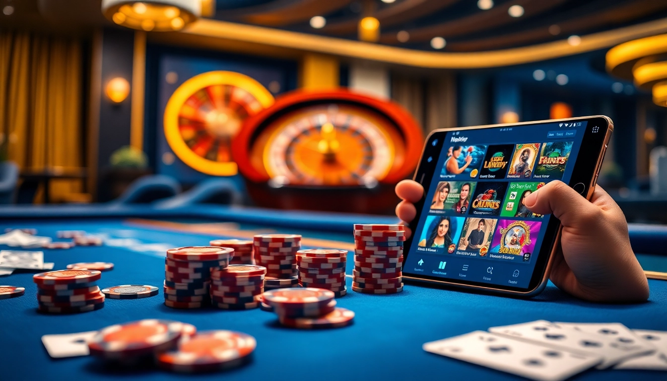 Experience thrilling gameplay at nhà cái 789p with a vibrant casino scene full of excitement.