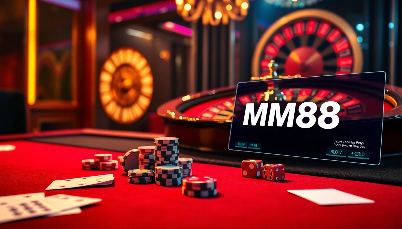 Experience excitement at MM88's online casino with dazzling games and vibrant visuals.