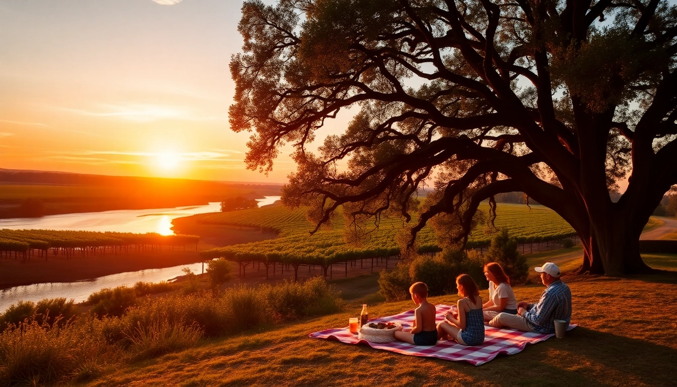 Experience things to do in Clarksburg ca with a scenic river picnic at sunset.
