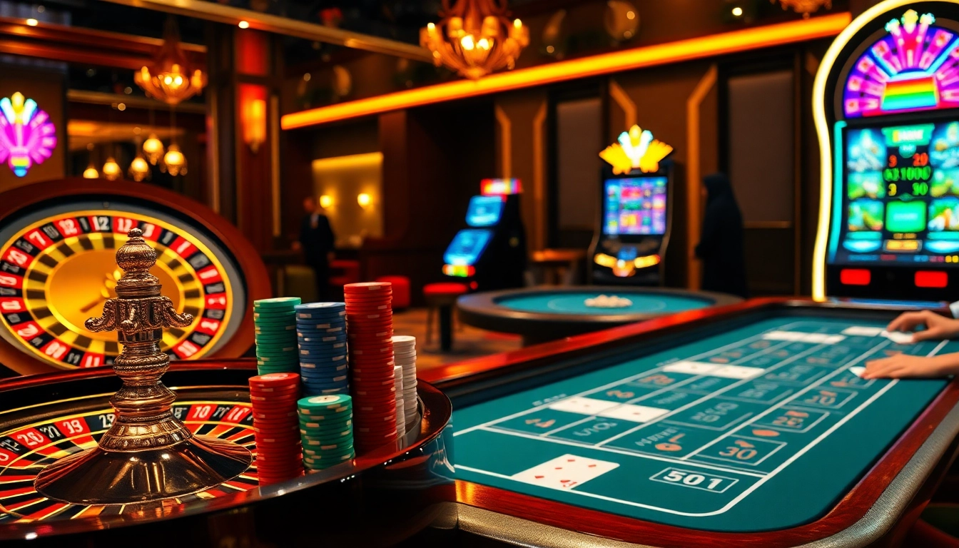 Experience thrilling gameplay at 33win com with vibrant casino tables and exciting gambling action.