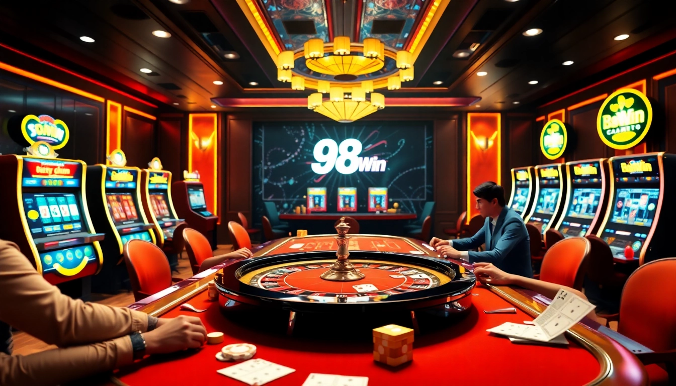 Experience the thrill of gambling at Trang chủ 98Win with engaging casino games and players.