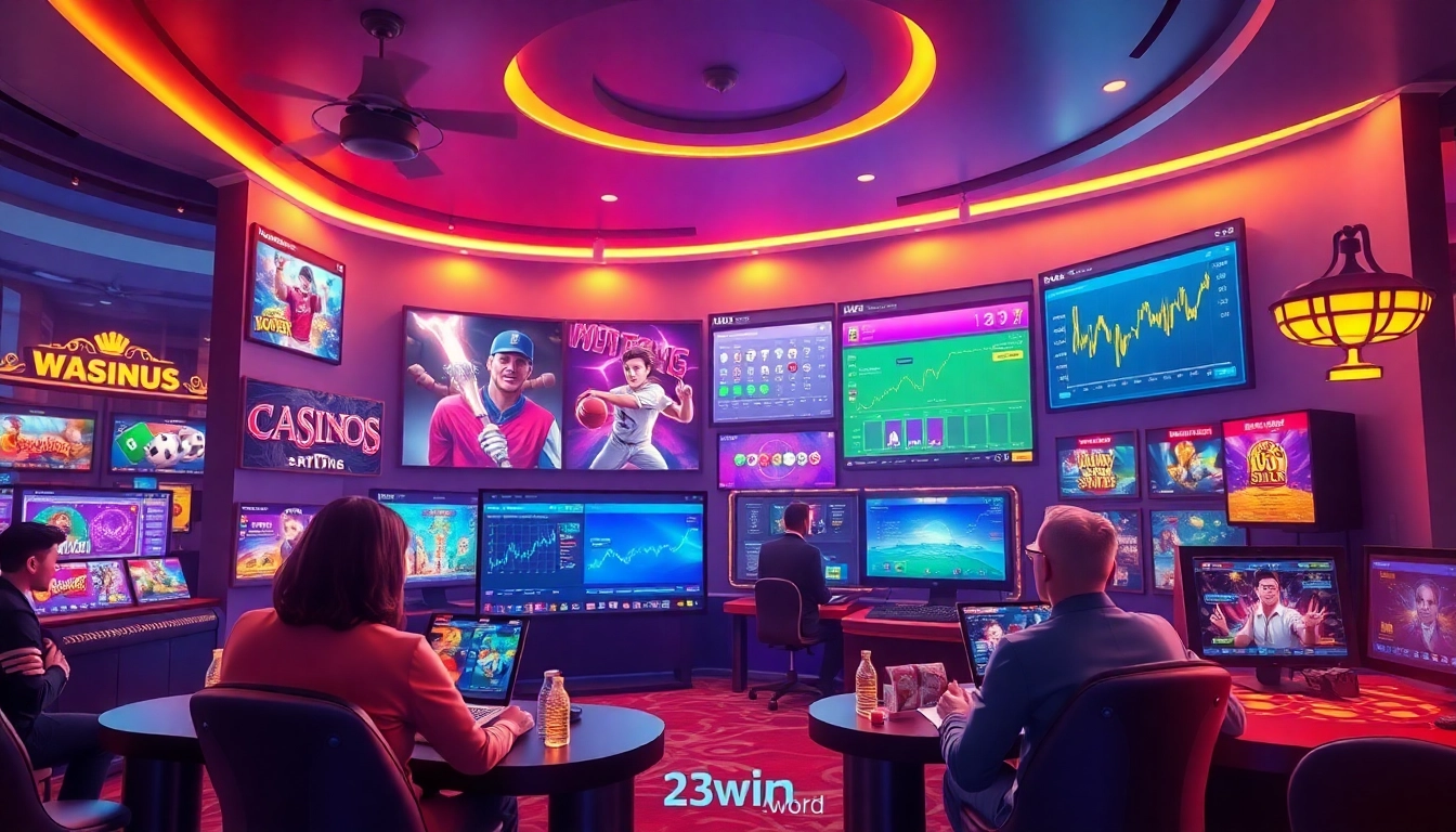 Explore the exciting gaming world at https://www.23win.world/ featuring vibrant sports betting and casino games.