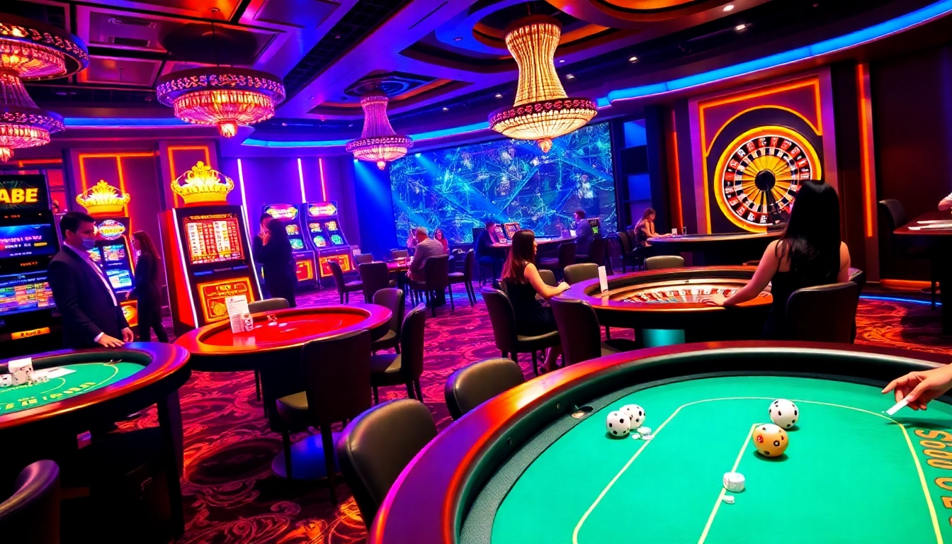 Experience thrilling gameplay at thabet.com with vibrant casino tables and skilled dealers.
