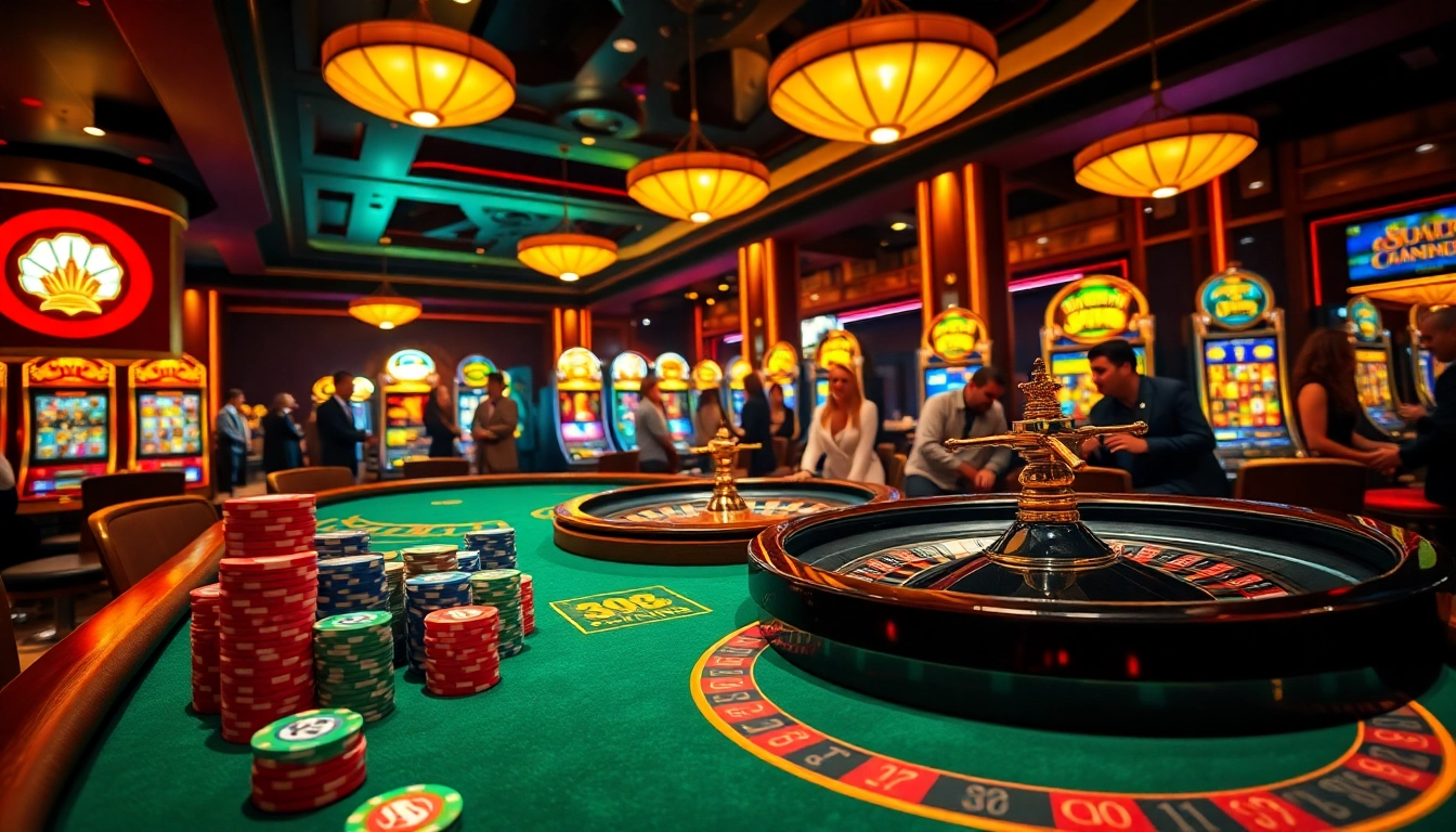 Experience luxurious gambling at 399w with vibrant casino scenes and thrilling poker action.