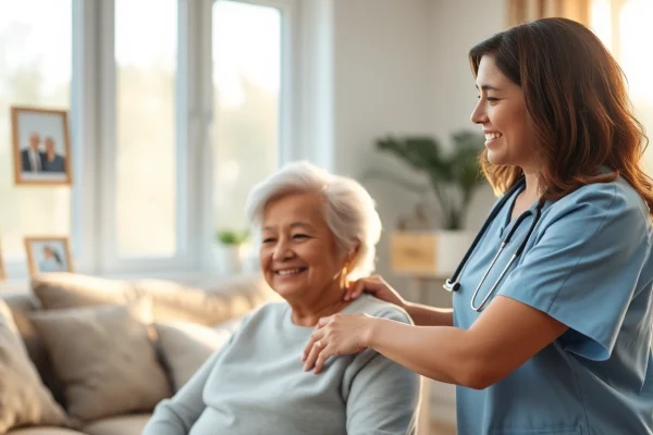 Explore compassionate care with in home health care services near me for seniors provided by a professional nurse.